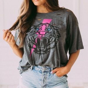 These Three Distressed Tee